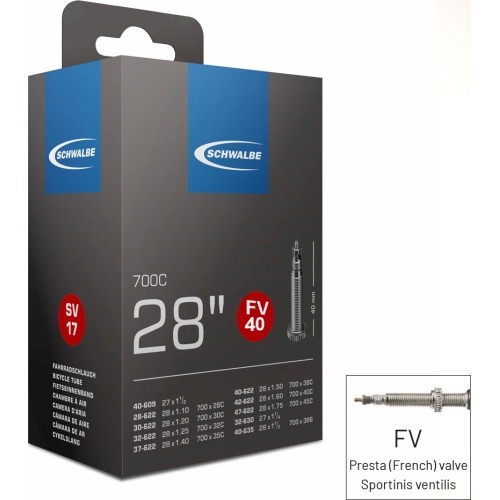 Schwalbe SV17 700x28/47 (28/47-622 32/40-630/635) FV 40mm