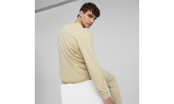 Bluza męska Puma Ess Elevated Crew kremowa 673386 88