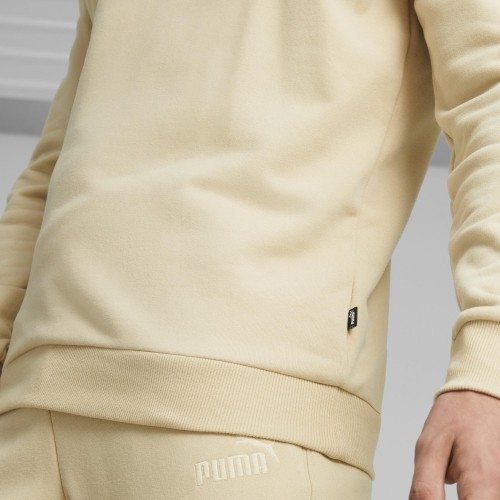 Bluza męska Puma Ess Elevated Crew kremowa 673386 88