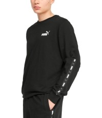 Puma Džemperis Vyrams Ess+ Tape Crew Black 847384 01