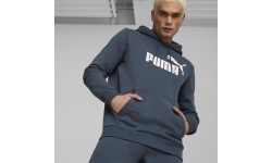 Bluza męska Puma Ess Big Logo Hoodie Blue 586687 61