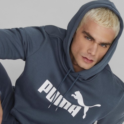 Bluza męska Puma Ess Big Logo Hoodie Blue 586687 61