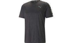 Puma Bėgimo Marškinėliai Vyrams Fit Taped Tee Black 523190 01