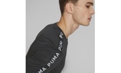 Puma Bėgimo Marškinėliai Vyrams Fit Taped Tee Black 523190 01