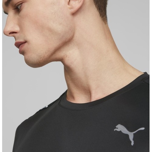 Puma Bėgimo Marškinėliai Vyrams Fit Taped Tee Black 523190 01