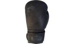 Skórzane rękawice bokserskie Buffalo, czarne 12oz
