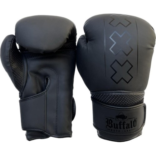 Rękawice bokserskie Buffalo Metal, czarne, 12 oz