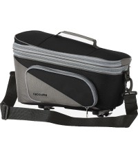 Krepšys Racktime Talis Plus 2.0 ant bagažinės, snap-it 2, 8l+7l (juodas)