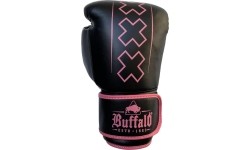 Rękawice bokserskie Buffalo Outrage, czarno-różowe, 10 oz