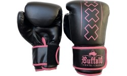 Rękawice bokserskie Buffalo Outrage, czarno-różowe, 14 oz