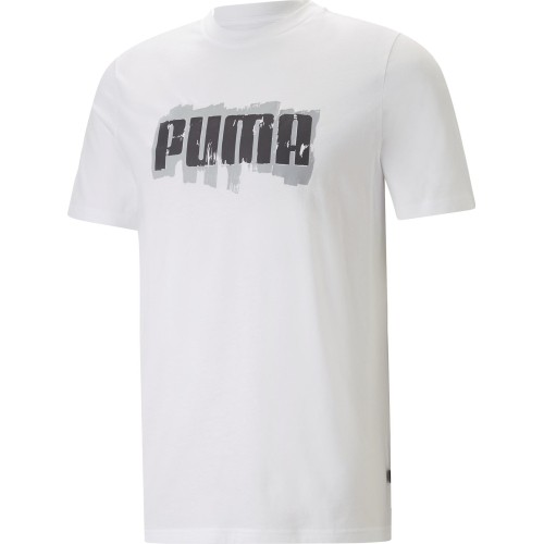 Puma koszulka męska Graphics Puma Wording White 674475 02