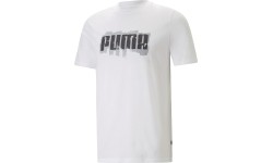 Puma koszulka męska Graphics Puma Wording White 674475 02
