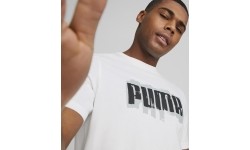 Puma koszulka męska Graphics Puma Wording White 674475 02