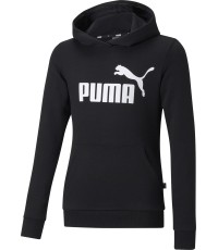 Bluza młodzieżowa Puma Ess Logo Hoodie Black 587030 01