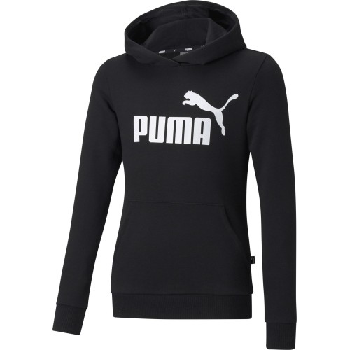 Bluza młodzieżowa Puma Ess Logo Hoodie Black 587030 01