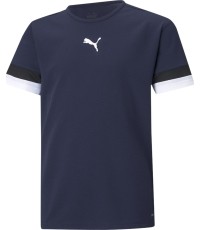 Puma Marškinėliai Paaugliams TeamRise Jersey Jr Navy 704938 06