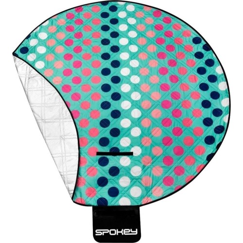 Koc piknikowy Spokey Picnic Dots, okrągły 140 cm
