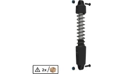 Rally - Zestaw rozpórek zielony