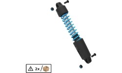 Rally - Zestaw rozpórek niebieski