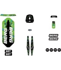 Rally - Zestaw naklejek DRT Green