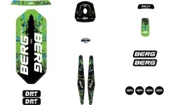 Rally - Zestaw naklejek DRT Green