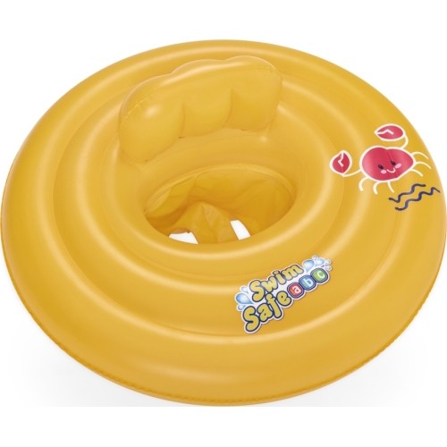 Nadmuchiwany pierścień Bestway Triple Baby 69cm - Yellow