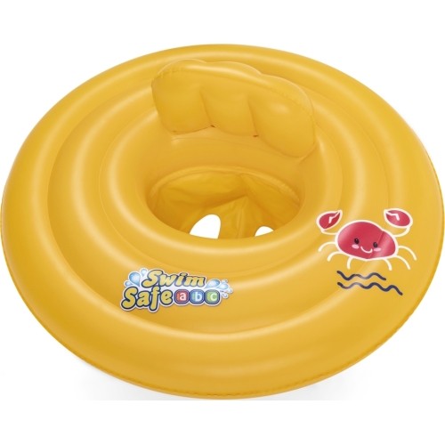 Nadmuchiwany pierścień Bestway Triple Baby 69cm - Yellow