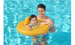 Nadmuchiwany pierścień Bestway Triple Baby 69cm - Yellow