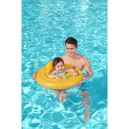 Nadmuchiwany pierścień Bestway Triple Baby 69cm - Yellow