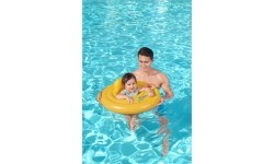 Nadmuchiwany pierścień Bestway Triple Baby 69cm - Yellow
