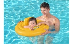 Nadmuchiwany pierścień Bestway Triple Baby 69cm - Yellow