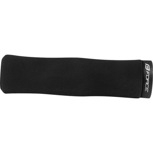 Chwyty kierownicy FORCE EVA 130mm (czarne)