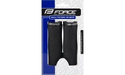 Chwyty kierownicy FORCE EVA 130mm (czarne)