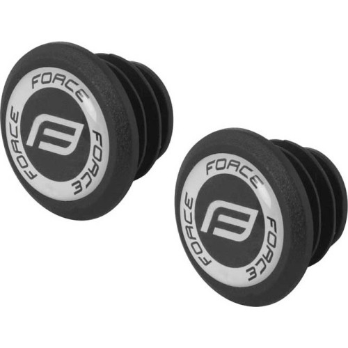 Chwyty kierownicy FORCE EVA 130 mm (czarne)