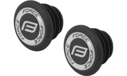 Chwyty kierownicy FORCE EVA 130 mm (czarne)