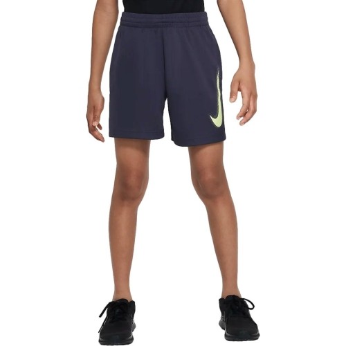 Nike Dri-FIT Multi + Short GX szorty młodzieżowe szare DX5361 015