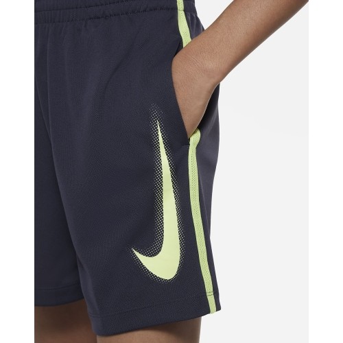 Nike Dri-FIT Multi + Short GX szorty młodzieżowe szare DX5361 015