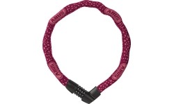 Zapięcie ABUS Tresor 1385/75 cherry heart (6mm) (fioletowo-różowe)