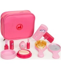 Zestaw piękności kosmetyczka 6 akcesoriów beauty