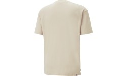 Puma Medvilniniai Marškinėliai Vyrams Open Road Tee Granola Creamy 673401 88