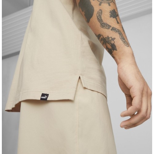 Puma Medvilniniai Marškinėliai Vyrams Open Road Tee Granola Creamy 673401 88