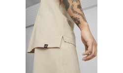 Puma Medvilniniai Marškinėliai Vyrams Open Road Tee Granola Creamy 673401 88