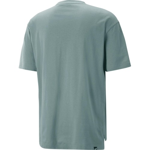 Puma Medvilniniai Marškinėliai Vyrams Open Road Tee Adriatic Green 673401 84