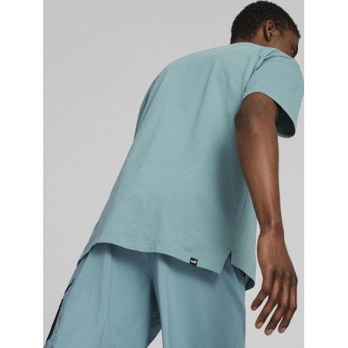 Puma Medvilniniai Marškinėliai Vyrams Open Road Tee Adriatic Green 673401 84