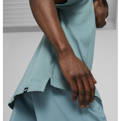 Puma Medvilniniai Marškinėliai Vyrams Open Road Tee Adriatic Green 673401 84