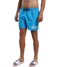 Szorty kąpielowe męskie Nike Logo Solid 5" niebieskie NESSA566 406