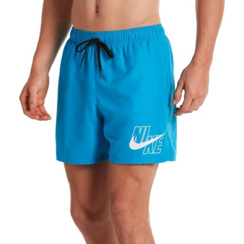 Szorty kąpielowe męskie Nike Logo Solid 5" niebieskie NESSA566 406