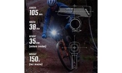 Lampa przednia Sigma Buster 800 USB