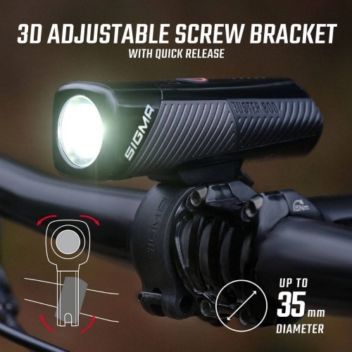 Lampa przednia Sigma Buster 800 USB