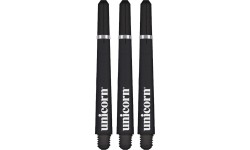 Dart Shafts Unicorn Gripper 4 Black Long - 3-Pack
